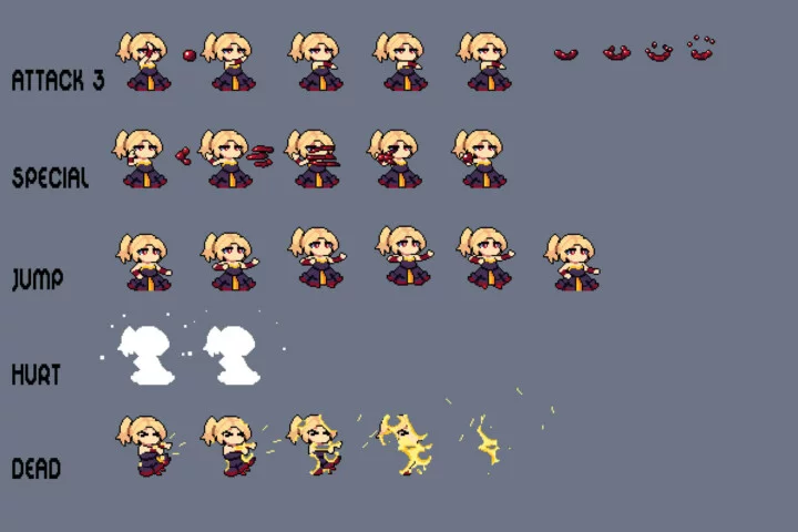 Tiny Vampire Pixel Art Asset Pack