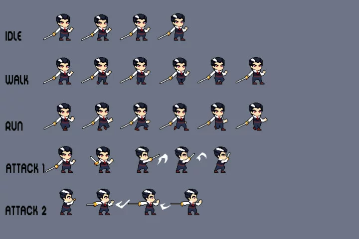 Tiny Vampire Pixel Art Asset Pack
