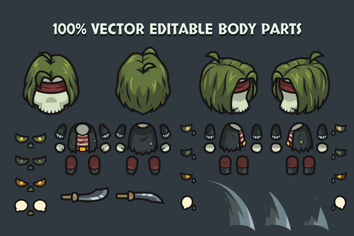 Top-Down Pirate 2D Character Pack