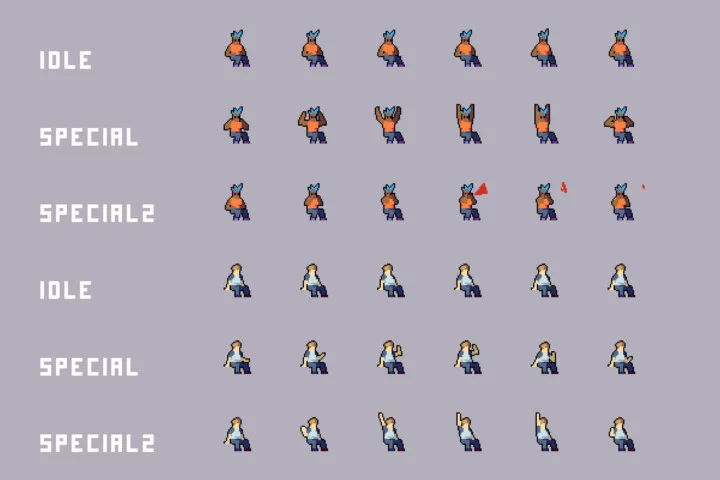 Urban Underground NPC Pixel Characters Pack