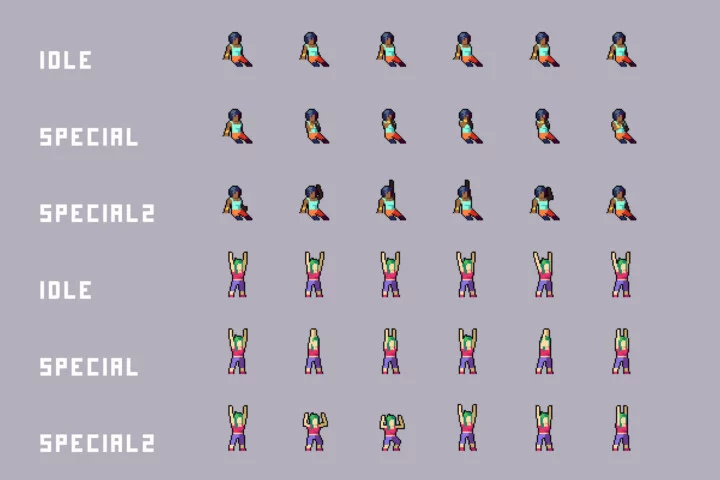 Urban Underground NPC Pixel Characters Pack