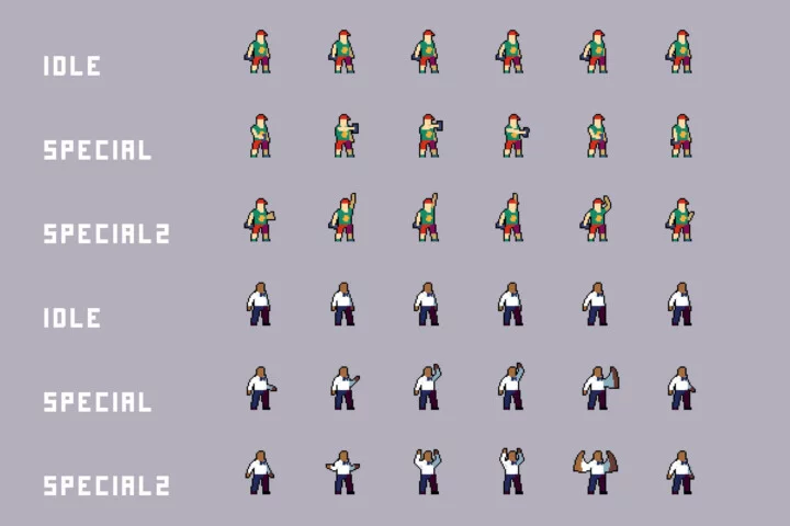 Urban Underground NPC Pixel Characters Pack