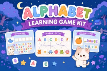 Free Alphabet Vector Asset Kit for Education Games