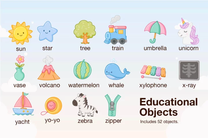 Free Alphabet Vector Asset Kit for Education Games