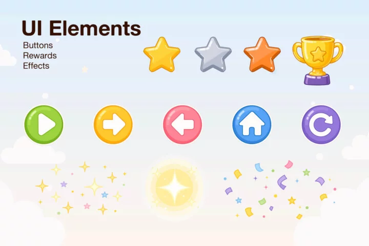 Free Alphabet Vector Asset Kit for Education Games