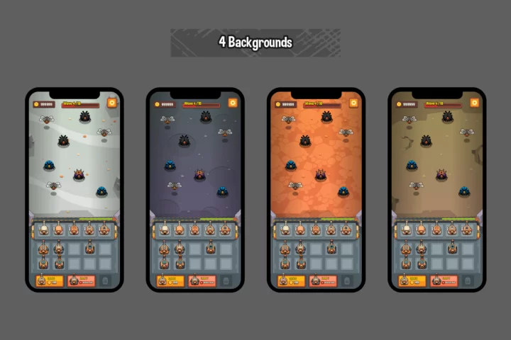 Free Idle Turret Defense Asset Kit