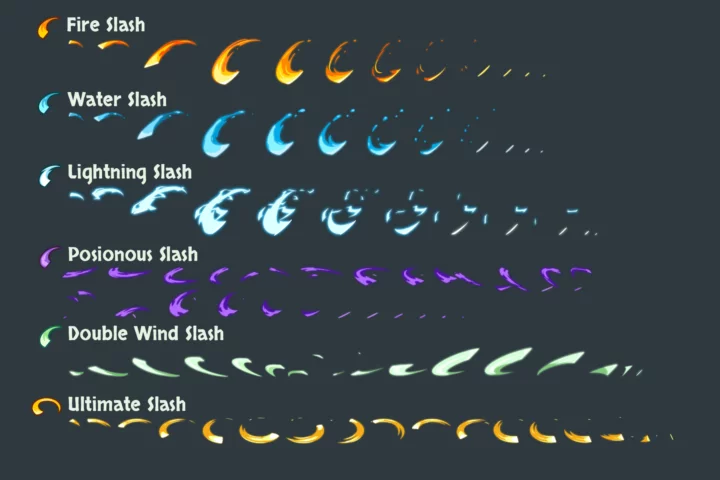 Free Magic Slash Effects Asset Pack
