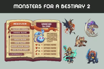 Pixel Art Bestiary Monsters Asset Pack 2 Pixel Art Bestiary Monsters Asset Pack 2
