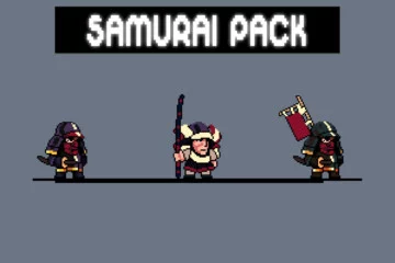 Tiny Samurai Pixel Art Sprite Pack