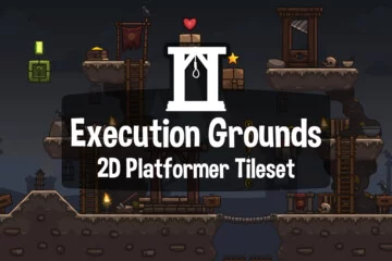 Free Execution Grounds 2D Platformer Tileset
