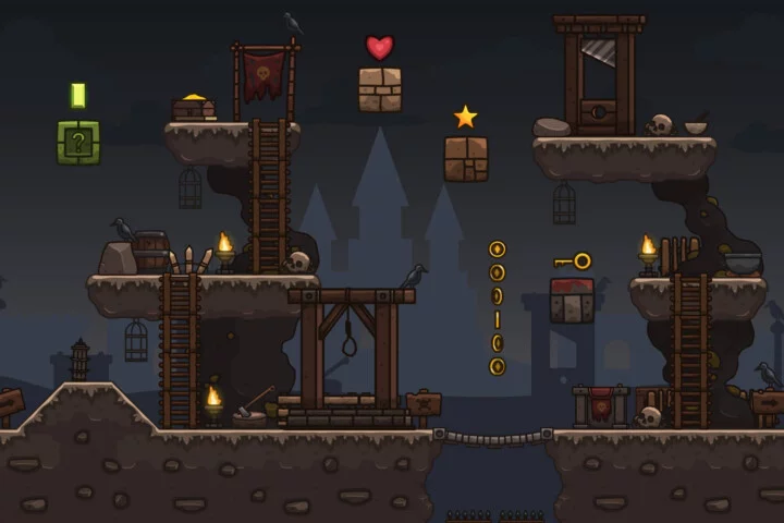 Free Execution Grounds 2D Platformer Tileset