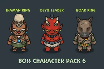 Free Fantasy RPG Top-Down Boss Creatures Pack Free Fantasy RPG Top-Down Boss Creatures Pack