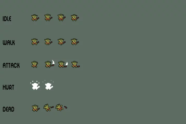 Free Island Adventure Pixel Top-Down Minigame Kit