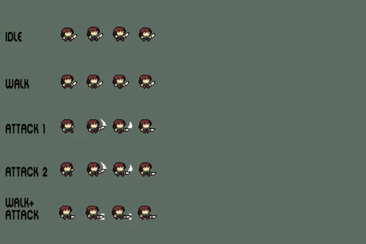 Free Island Adventure Pixel Top-Down Minigame Kit