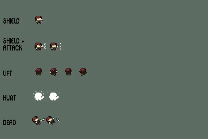 Free Island Adventure Pixel Top-Down Minigame Kit