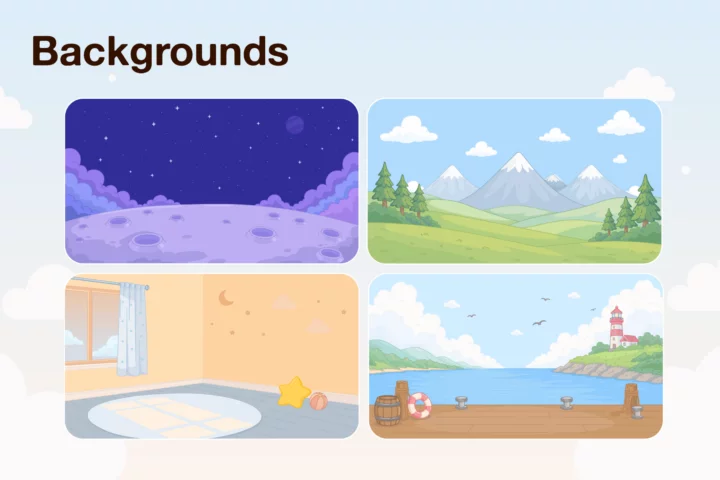 Free Kids Math Game UI Kit — Numbers & Counting