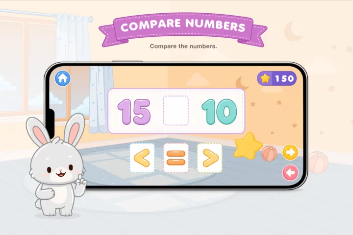 Free Kids Math Game UI Kit — Numbers & Counting