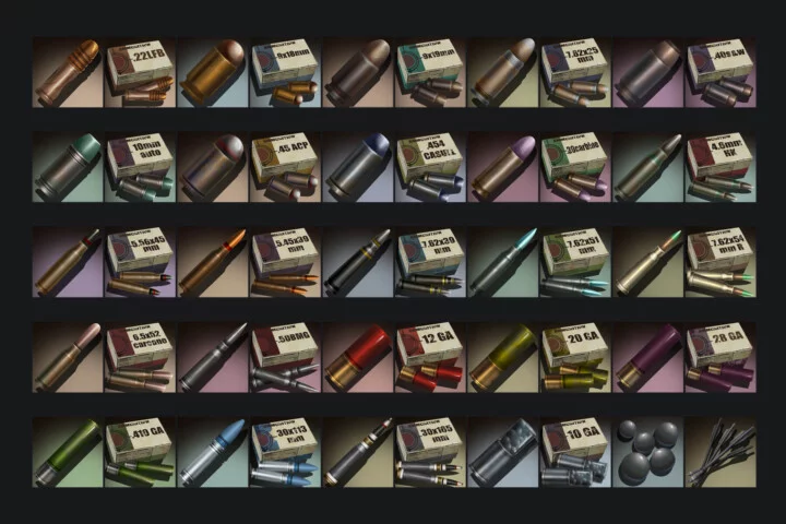 Free Post-Apocalypse Ammunition 512×512 Icons
