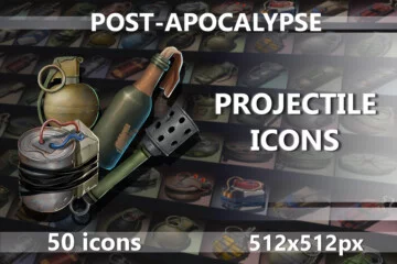 Free Post-Apocalypse Projectile 512x512 Icons Free Post-Apocalypse Projectile 512x512 Icons