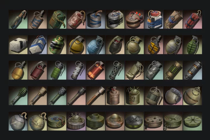Free Post-Apocalypse Projectile 512×512 Icons