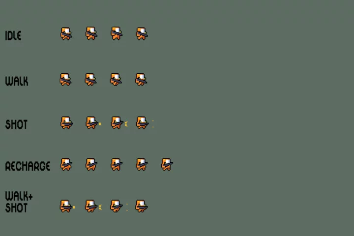 Free Urban Zombie Survival Pixel Art Minigame Kit