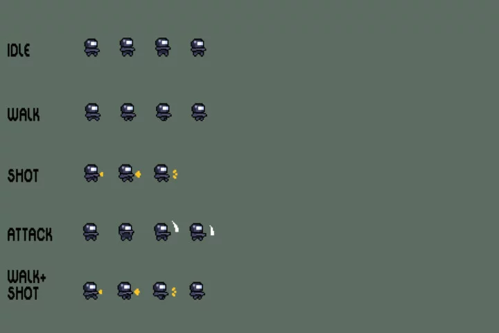 Free Urban Zombie Survival Pixel Art Minigame Kit