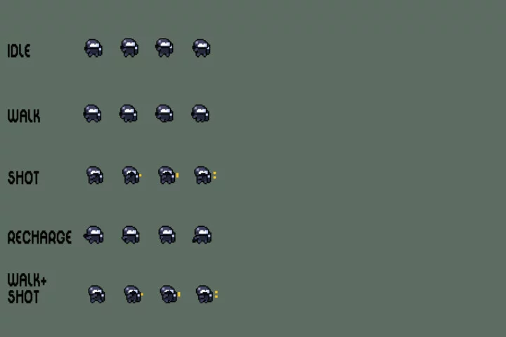 Free Urban Zombie Survival Pixel Art Minigame Kit