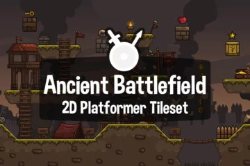 Ancient Battlefield 2D Platformer Tileset